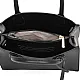 Дамска чанта от висококачествена еко кожа в черен цвят. Код: 6900 - 6900-1