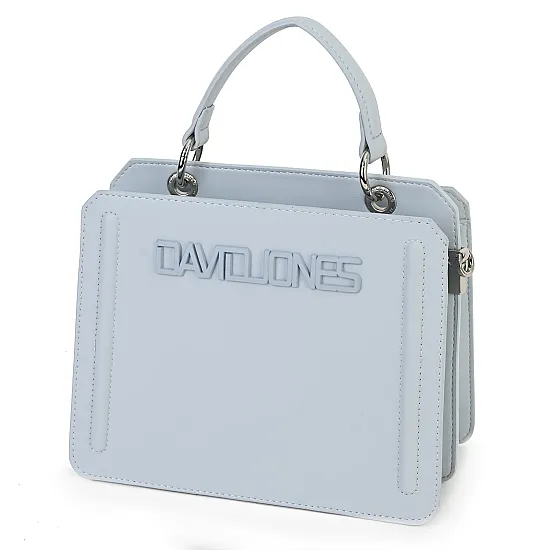Eлегантна дамска чанта от еко кожа в син цвят. Код: AP7274 - 7274-5