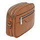 Дамска чанта от еко кожа в кафяв цвят. Код: 8005 - 123
