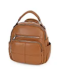 Дамска раница /чанта от еко кожа в кафяв цвят. Код: В 7906 - В 7906-6