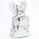 Детска раница от текстил-пайети в бял цвят. Код: RDPZ - RDPZ