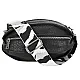 Дамска чанта през рамо от висококачествена еко кожа в черен цвят. Модел: 0374