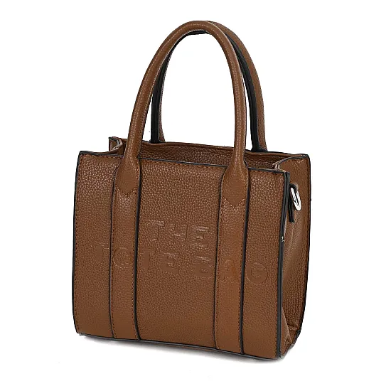 Малка дамска чанта от екологична кожа в червен цвят. Код: 90185 - 90185