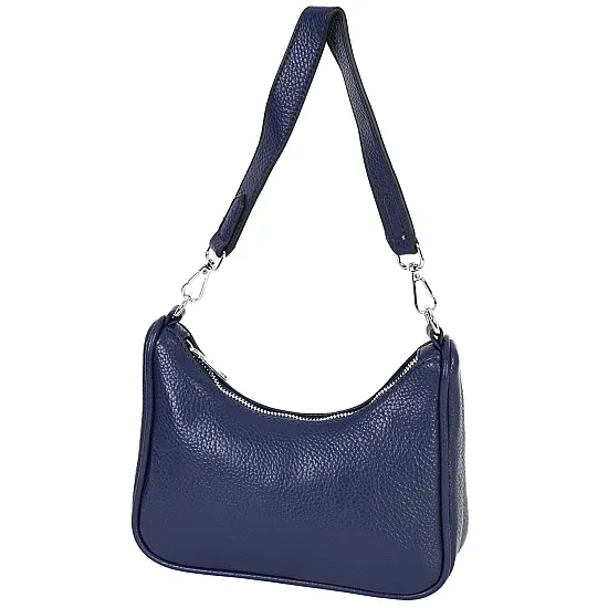 Малка дамска чанта от еко кожа в кафяв цвят. Код: 9870 - 9870-2