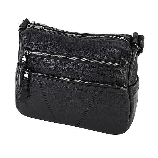 Дамска чанта от естествена кожа в бежов цвят. Код: K10 - K10